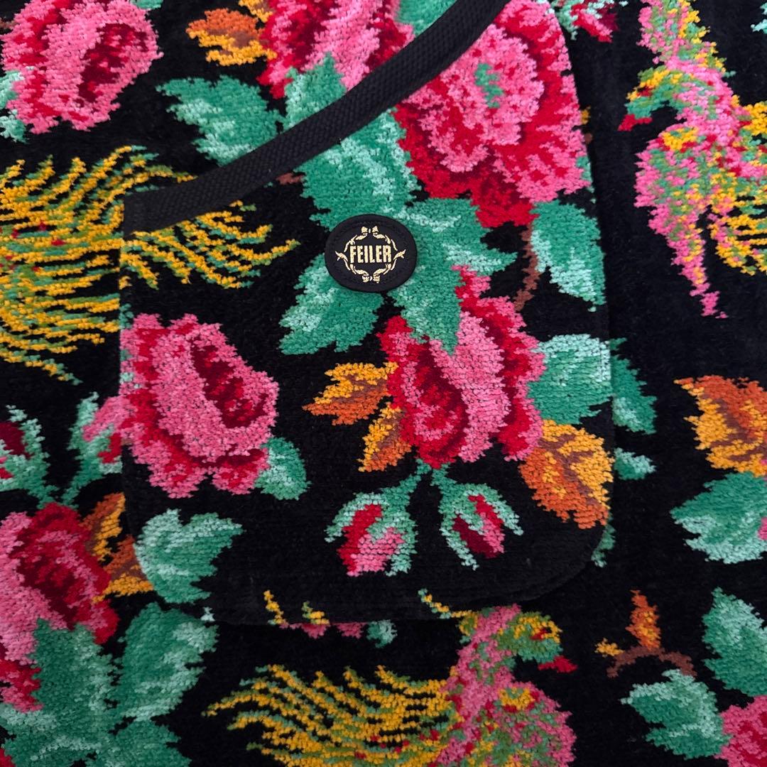 【新品】フェイラーパラディス　エプロン　薔薇　鳳凰