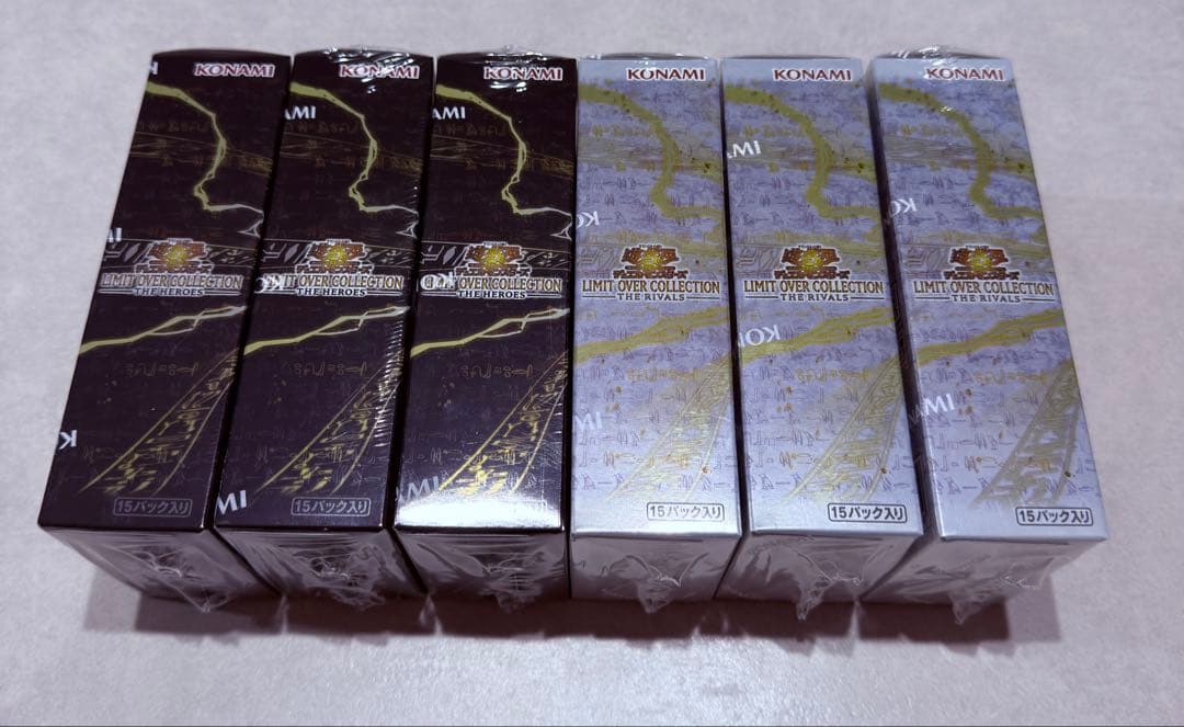 遊戯王 リミットオーバーコレクション box シュリンク付き 未開封 6Box