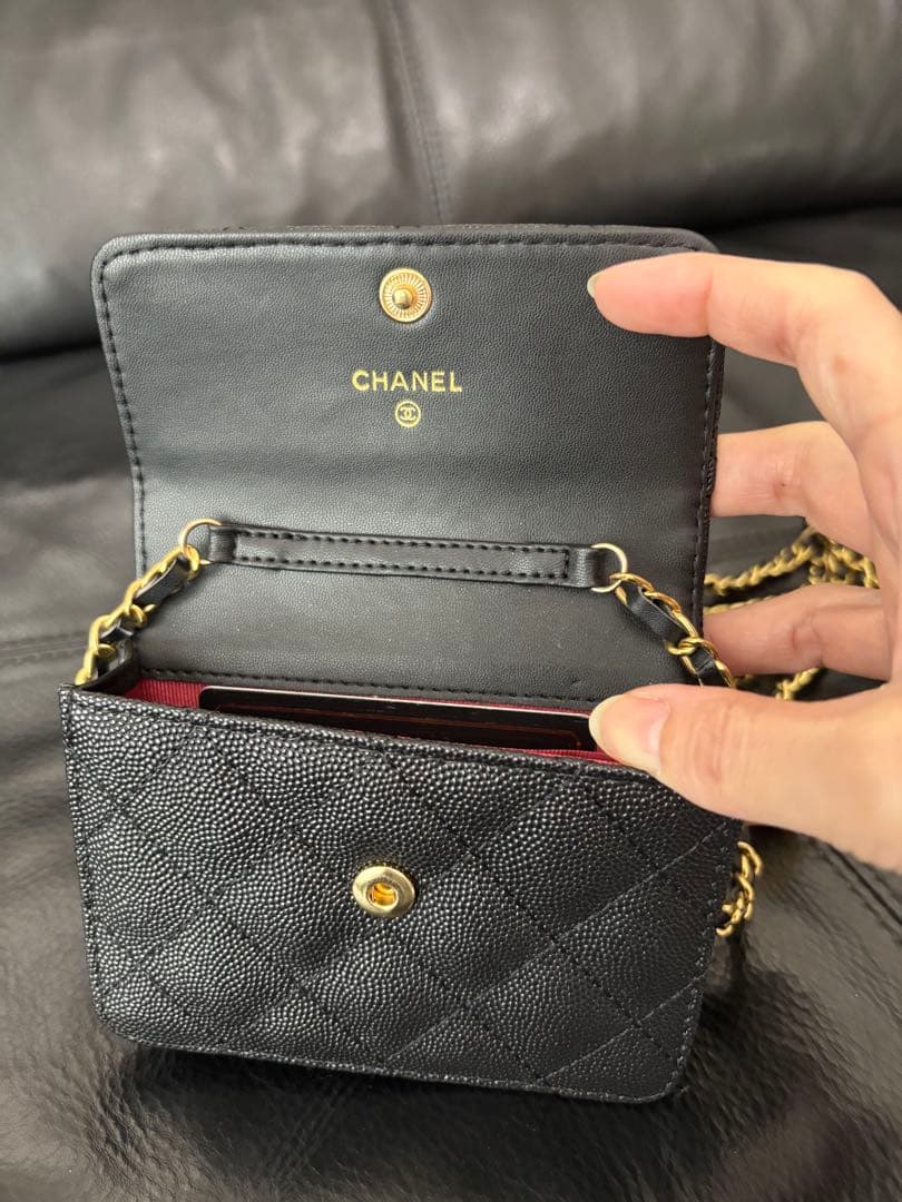 CHANEL ミニショルダーバック ボールチェーン調節可能 ノベルティ