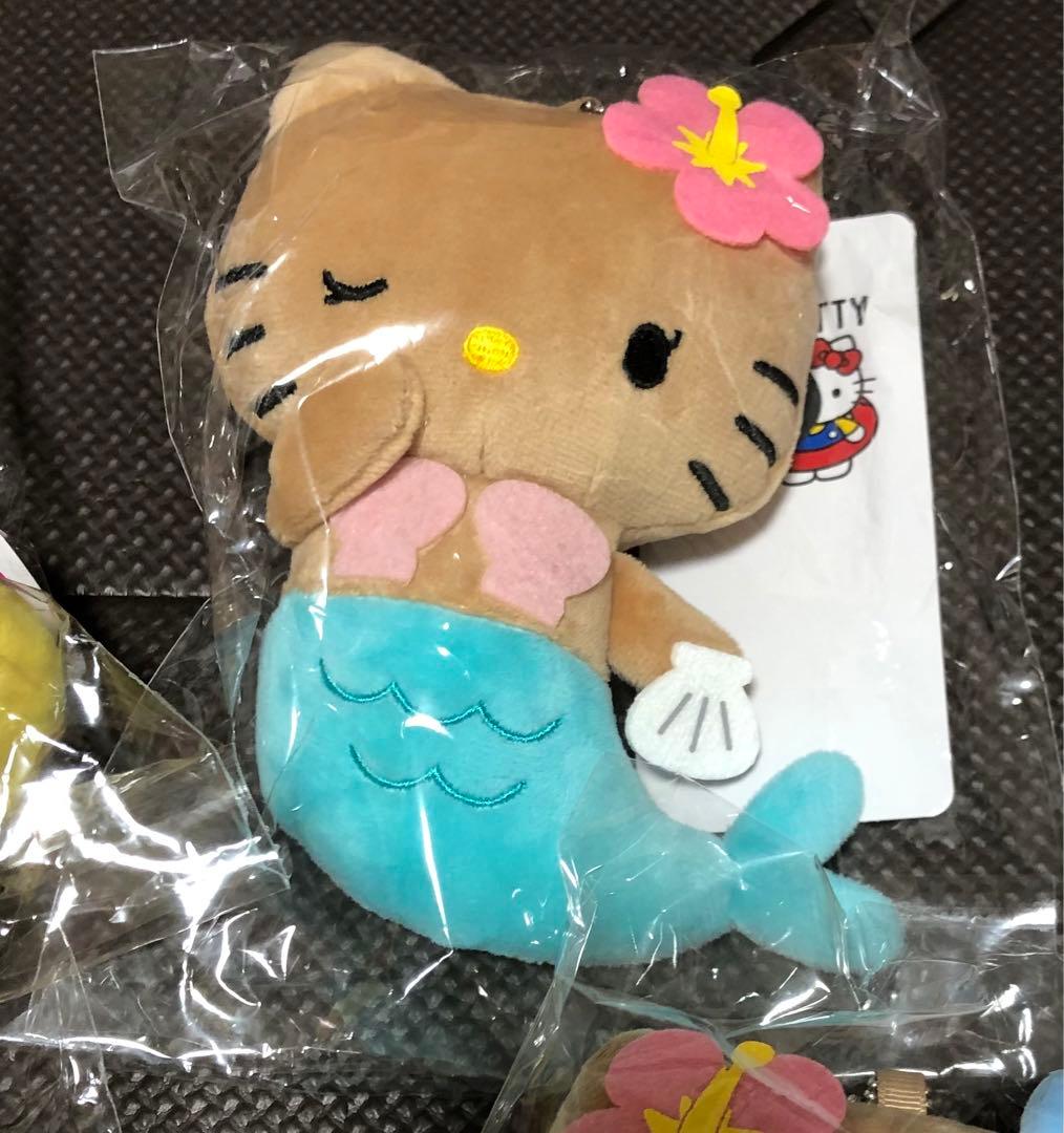 日焼けキティ　3点セット　新品　マスコットチャーム　コギャルキティ　キティちゃん