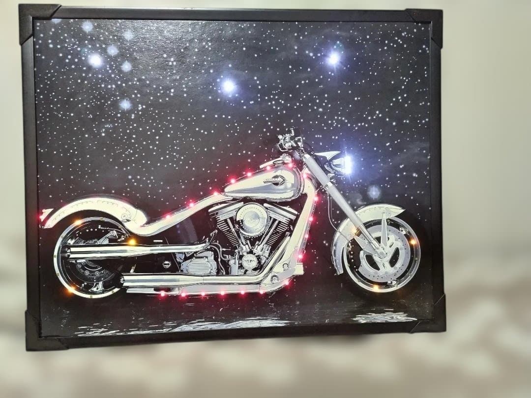 LEDライトHarley Davidson電飾パネル40x51