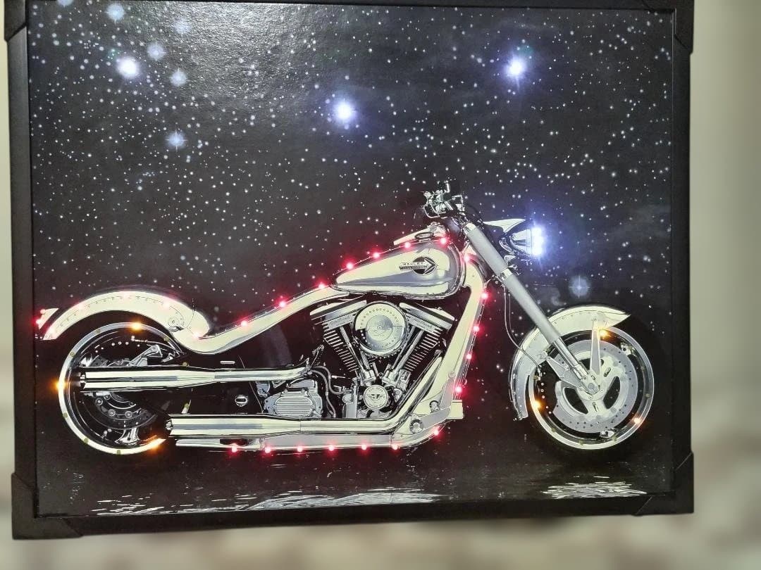 LEDライトHarley Davidson電飾パネル40x51