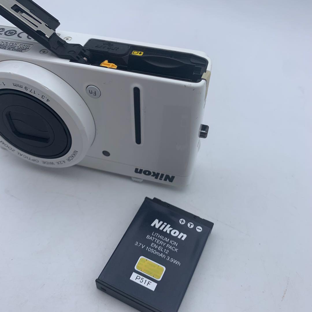 Nikon COOLPIX P310 コンパクトデジタルカメラ ホワイト