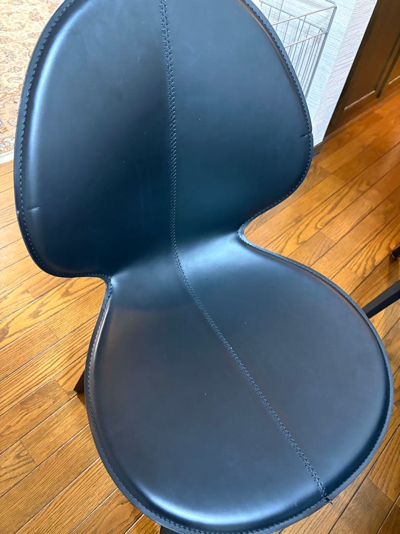 イタリア製　伸長型セラミックテーブル５点セット椅子⑤