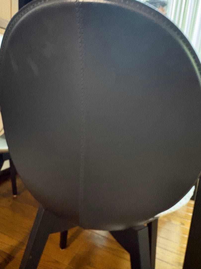 イタリア製　伸長型セラミックテーブル５点セット椅子⑤