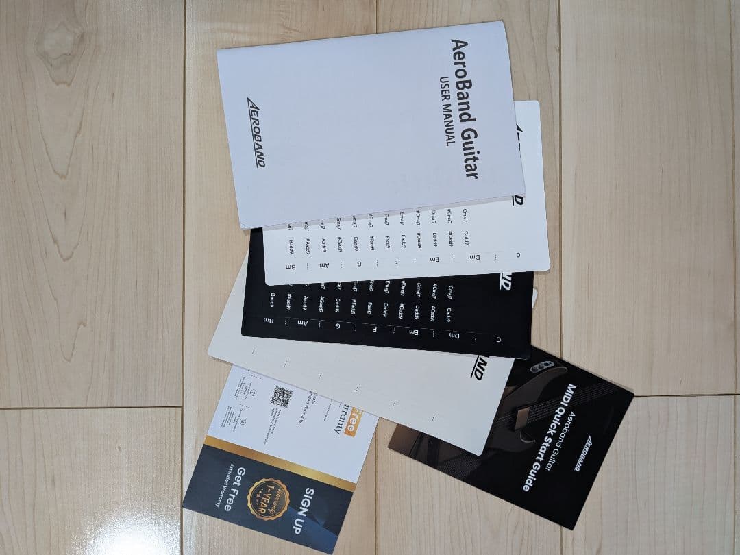 AeroBand Guitar Pink マイク　専用バック付き