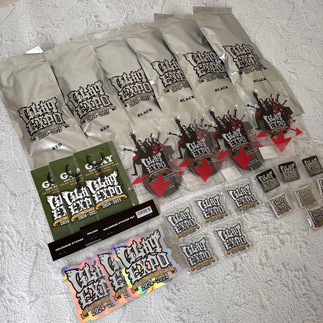 28点纏め売り：Glay EXPO 2024-2025 30周年記念 グッズ