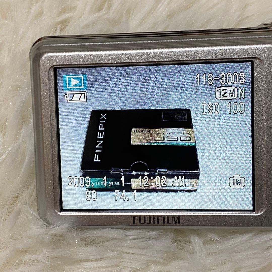 【極美品】【動作確認済み】【完品】FUJIFILM Finepix J30