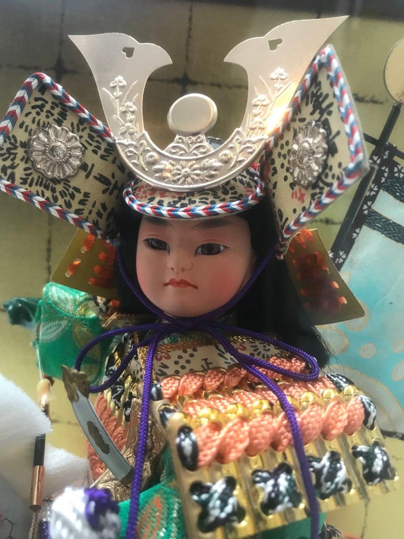 【紫峰】五月人形(5号 馬乗り武者)