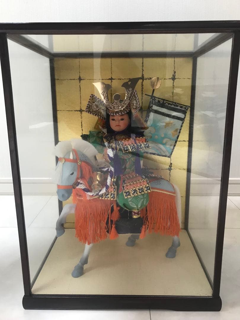 【紫峰】五月人形(5号 馬乗り武者)