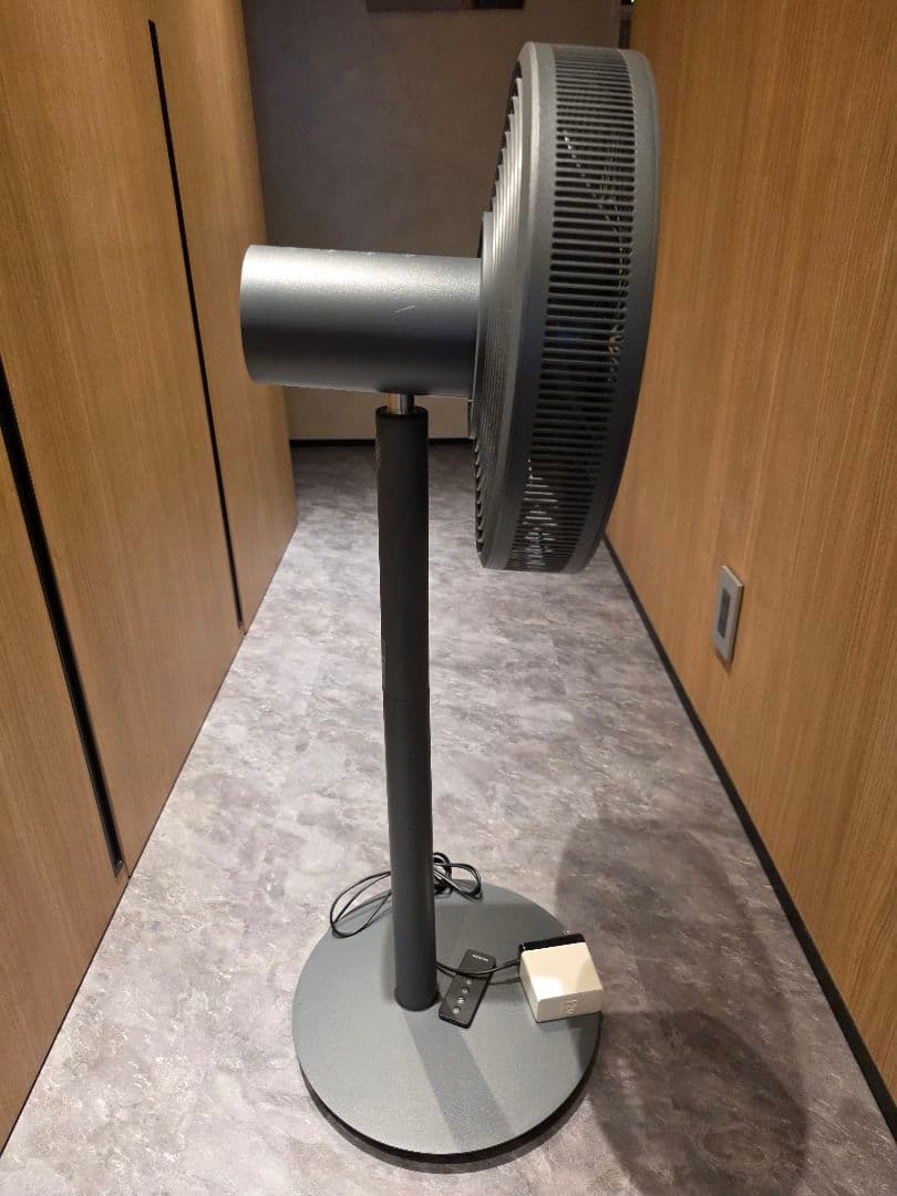 バルミューダ 扇風機 The GreenFan ダークグレー リモコン付