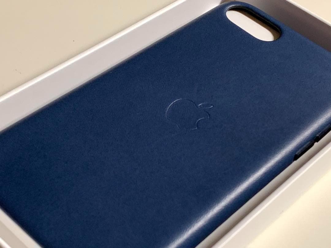 【新品】純正iPhone 7 / 8 / SEレザーケース・ミッドナイトブルー②