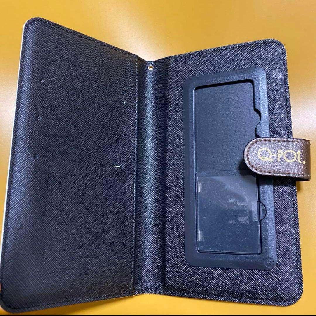 岡本信彦　Q-pot. スマホケース　Lサイズ　メッセージカード付き