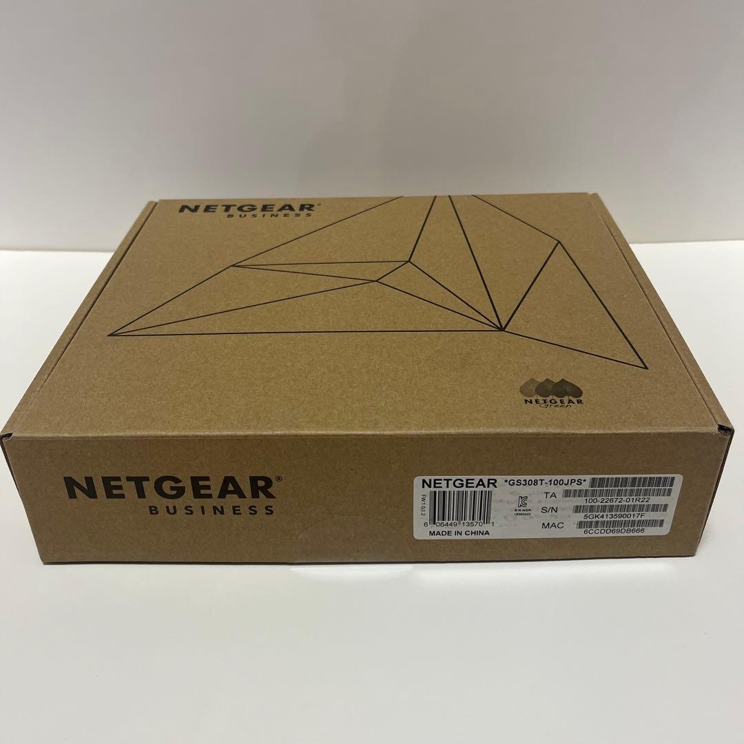 スマートスイッチ NETGEAR GS308T ギガビット 8ポート