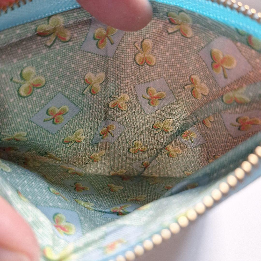 インコ、シマエナガ、オカメインコパネル生地　ハンドメイド　フラットポーチ