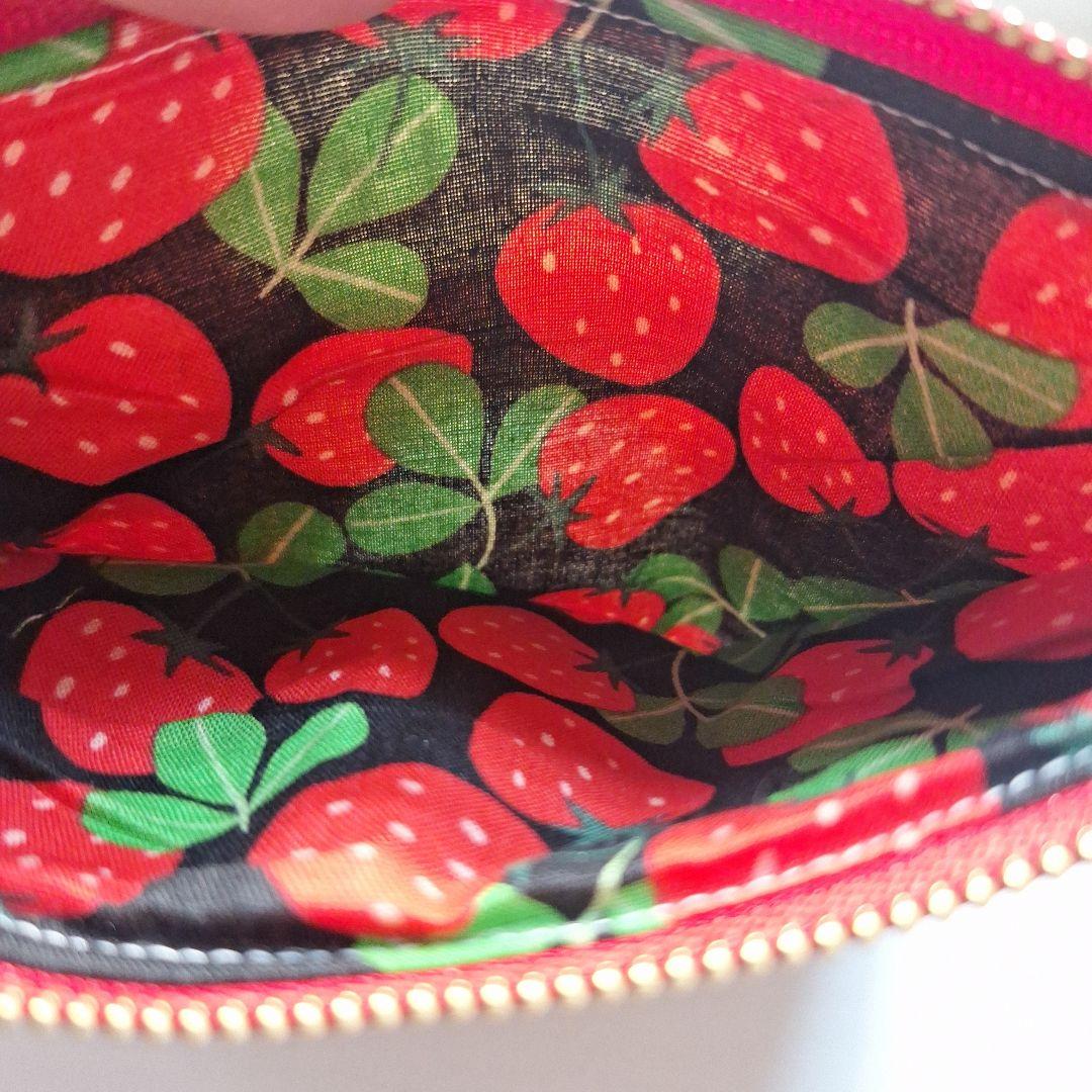 インコ、シマエナガ、オカメインコパネル生地　ハンドメイド　フラットポーチ