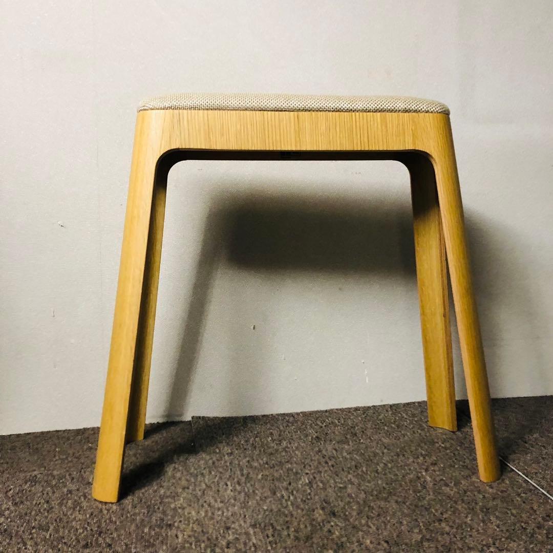 F12美品✨ toyomoku ライトスツールキャメル 木目チェア インテリア