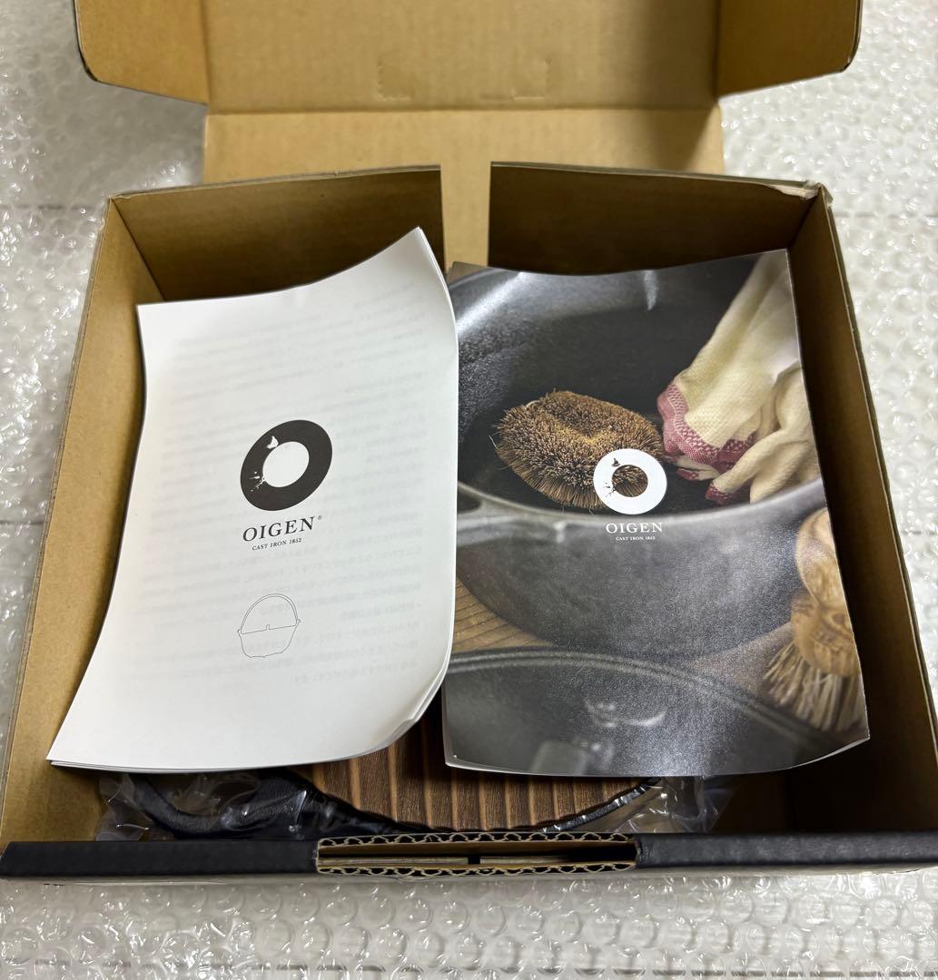 新品　OIGEN 及源 すき焼ぎょうざ兼用 鉄鍋