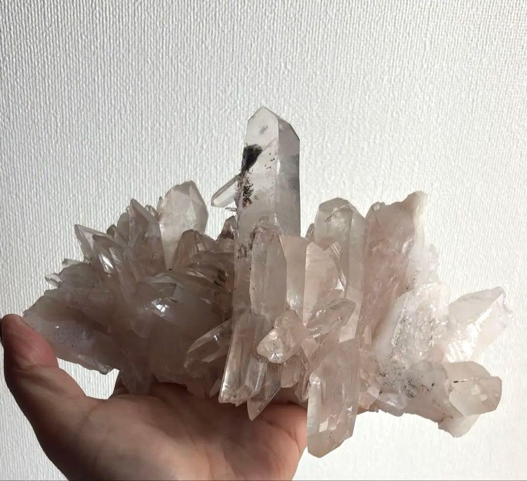 マニカラン 水晶の結晶 クラスター お値下します 希望価格ご相談ください