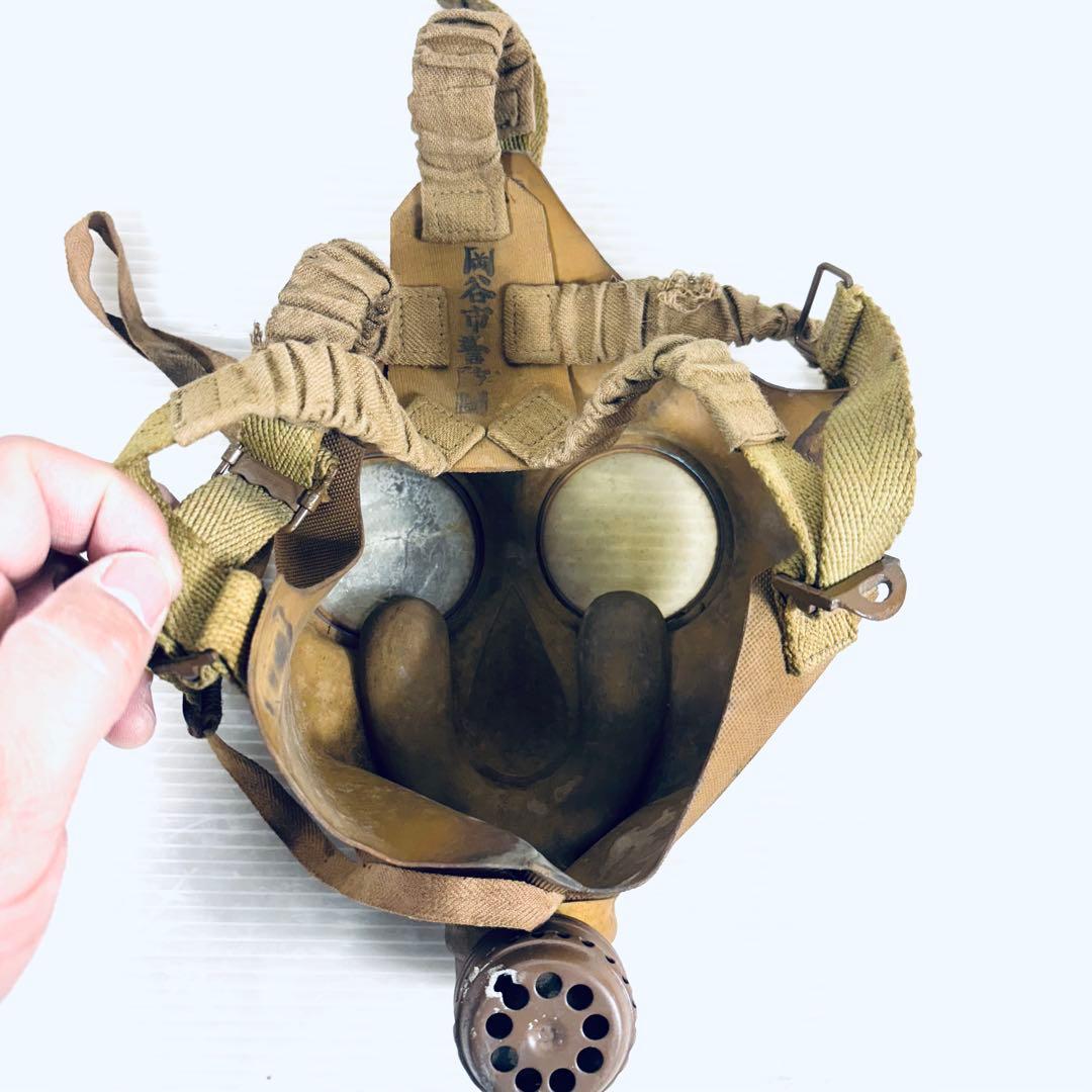 防毒マスク　ガスマスク　ビンテージ　戦争中？　当時物