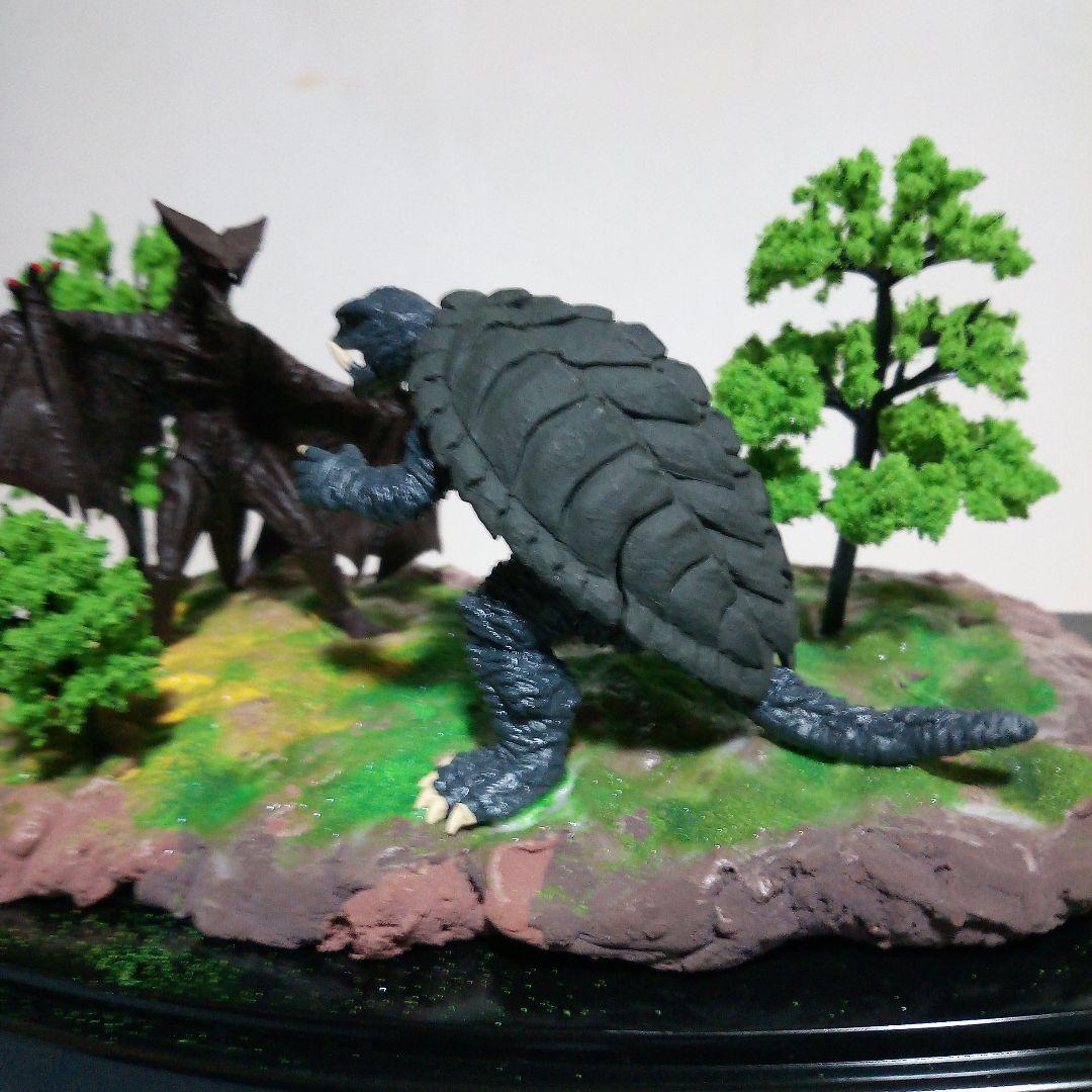 ガメラvsギャオス　ジオラマ
