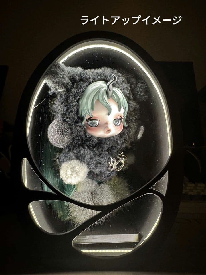 POPMART スカルパンダ ぬいぐるみ ディスプレイ ケース カバー