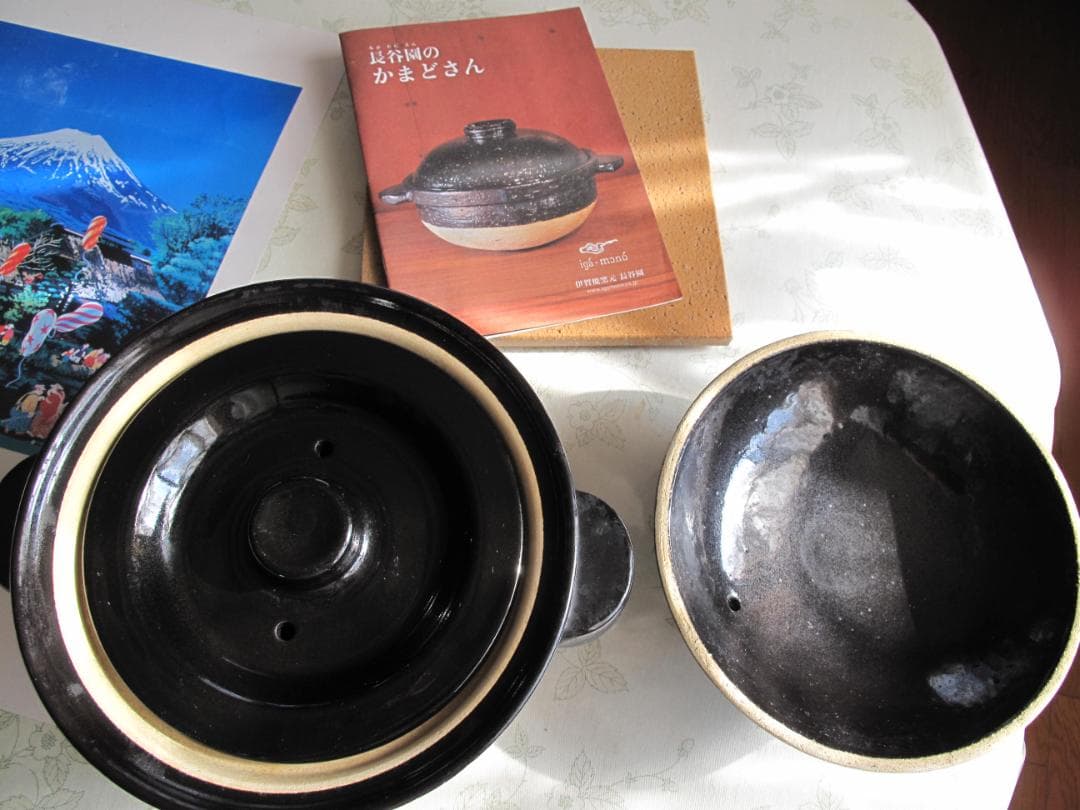 ☆　永谷園　　かまどさん　　土鍋　　2合炊き　　中古品