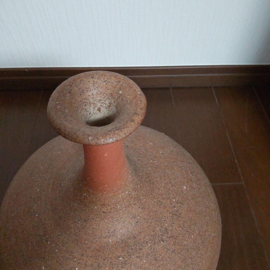 鶴くび大蕪　4　備前焼