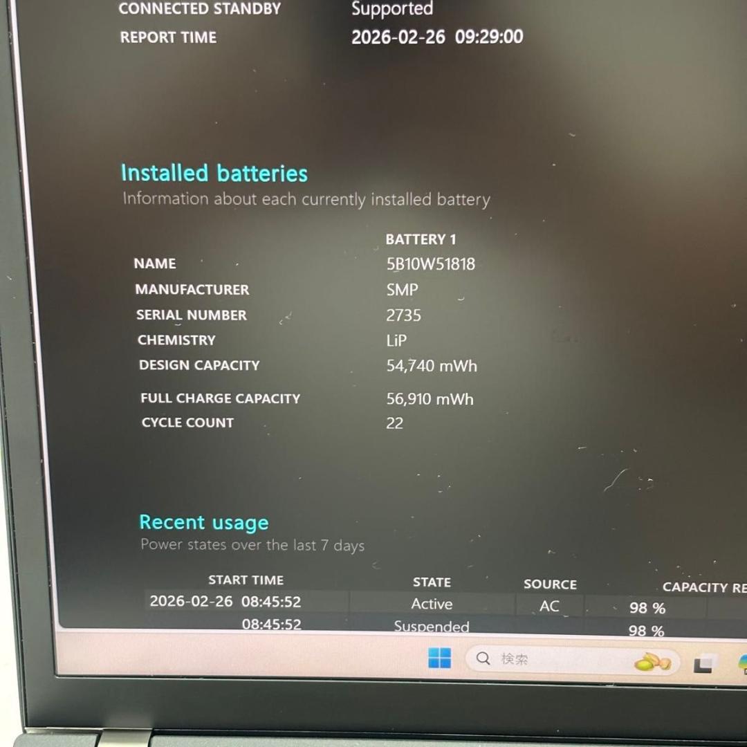 Windowsノート本体 ThinkPad X13 Gen2 AMD Ryzen5PRO 5650U 15