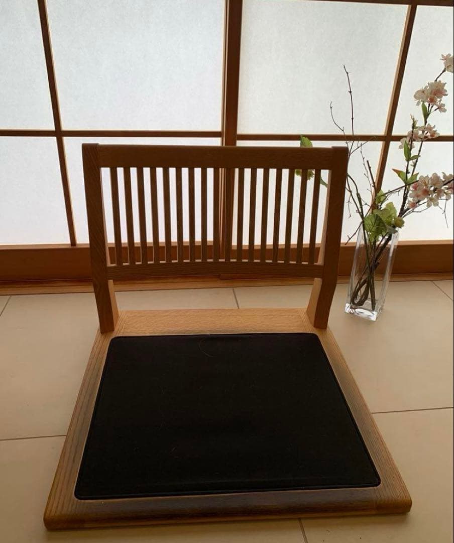 柏木工　座膳 座椅子 オーク　座布団無し　2脚　専用