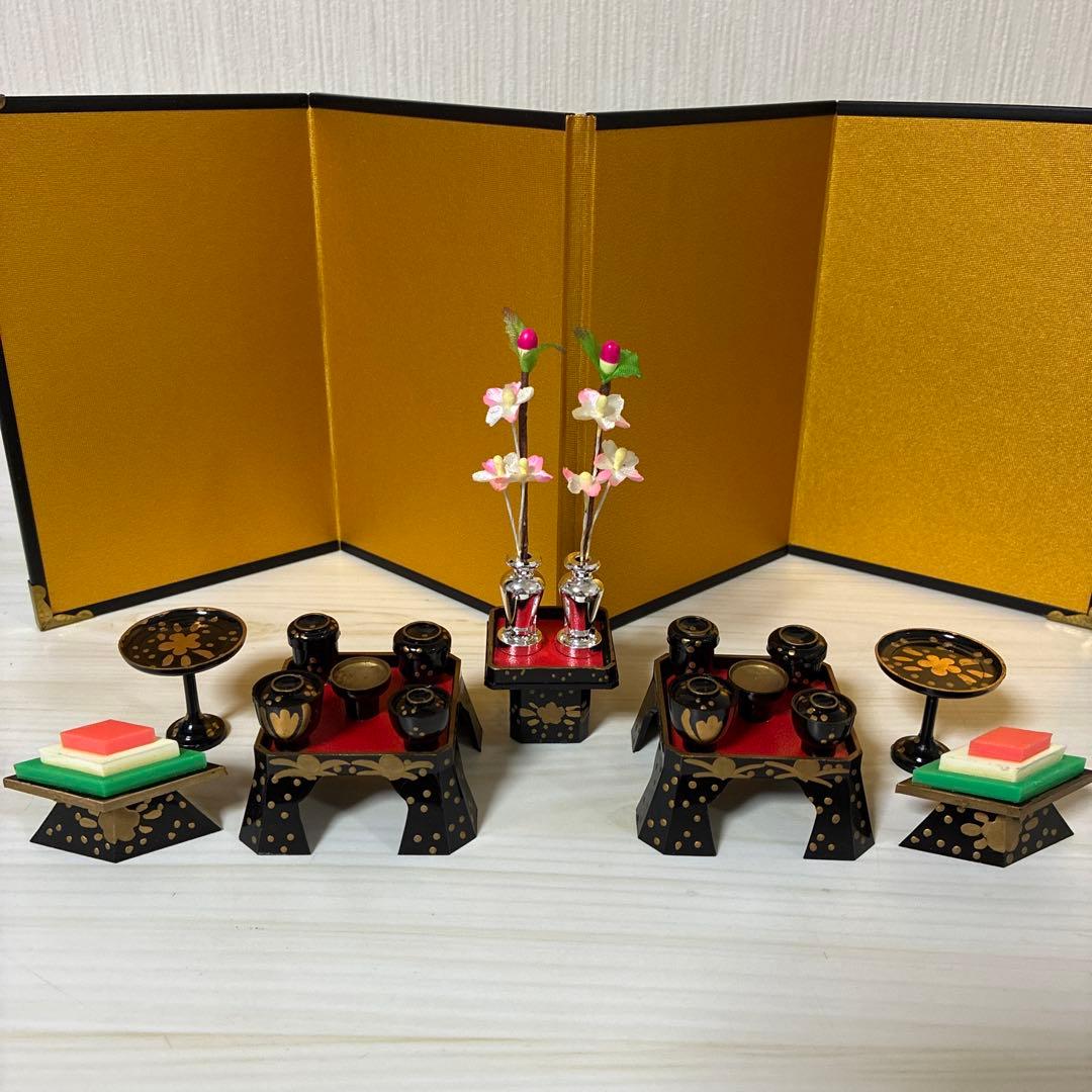 お雛様　着付人形　ひな祭り　ひな飾り　シンプル　龍虎　ミニ