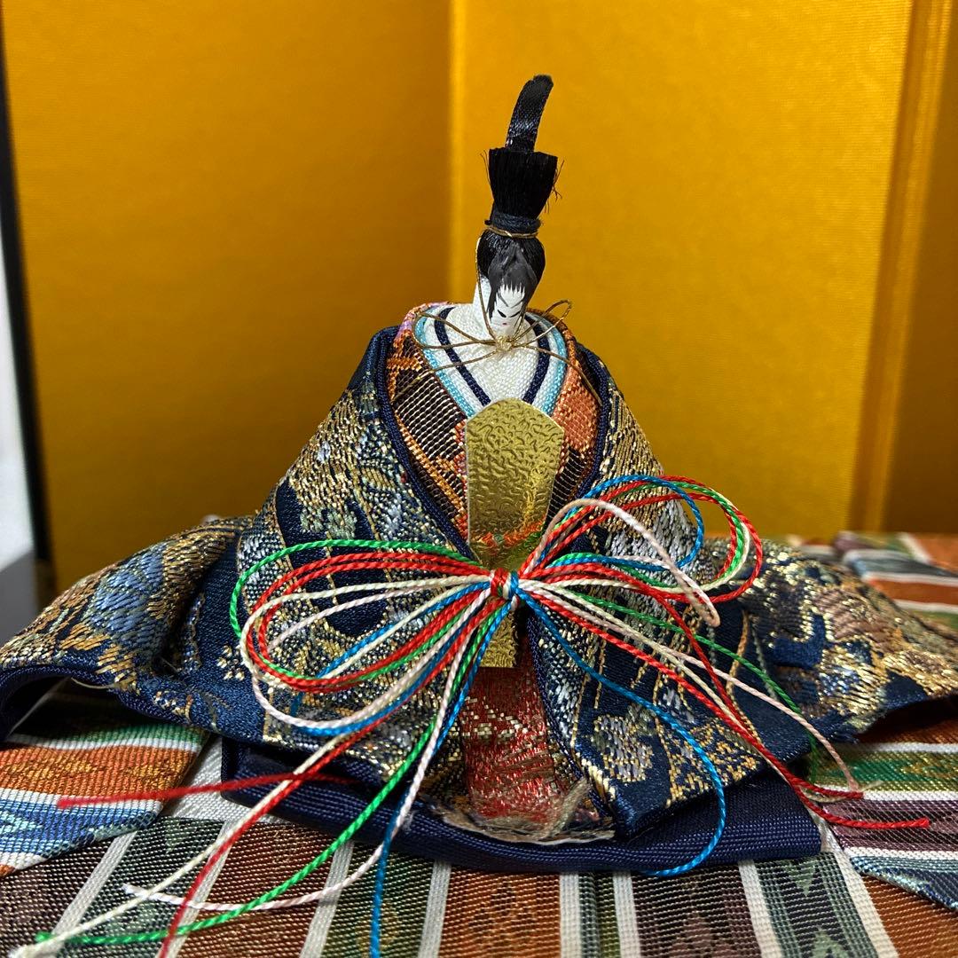 お雛様　着付人形　ひな祭り　ひな飾り　シンプル　龍虎　ミニ