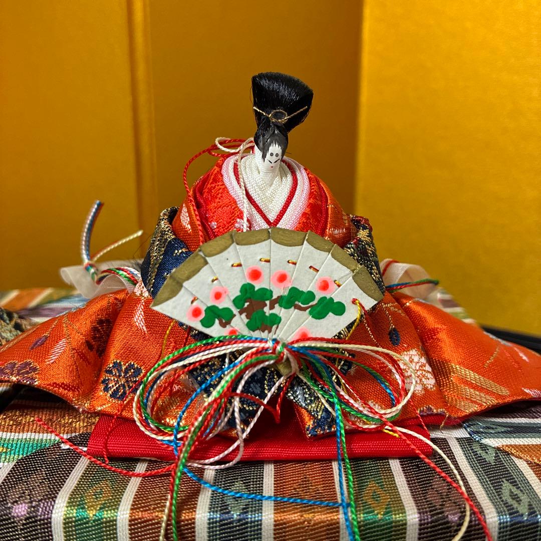 お雛様　着付人形　ひな祭り　ひな飾り　シンプル　龍虎　ミニ