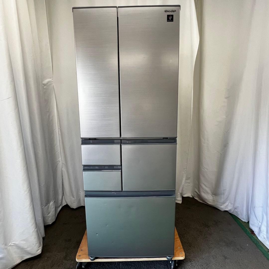 ★133　冷蔵庫　シャープ　500ℓ　大型　シルバー　安い　中古　設置無料