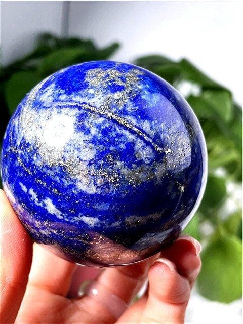 ◆AAA級天然ラピスラズリ丸玉YT10O1/139O25C