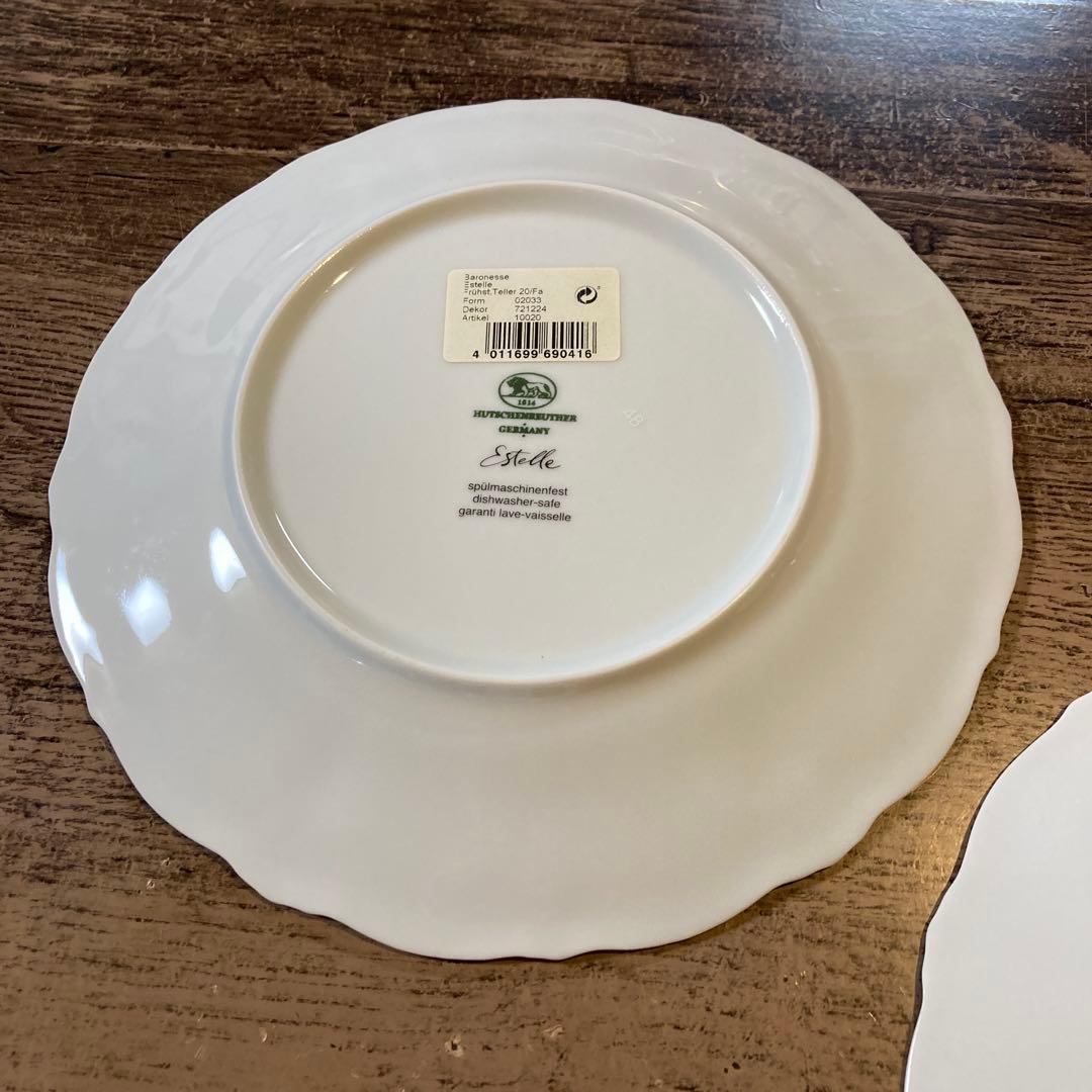 【新品シール付きお箱入】フッチェンロイター エステール プレート 21cm ペア