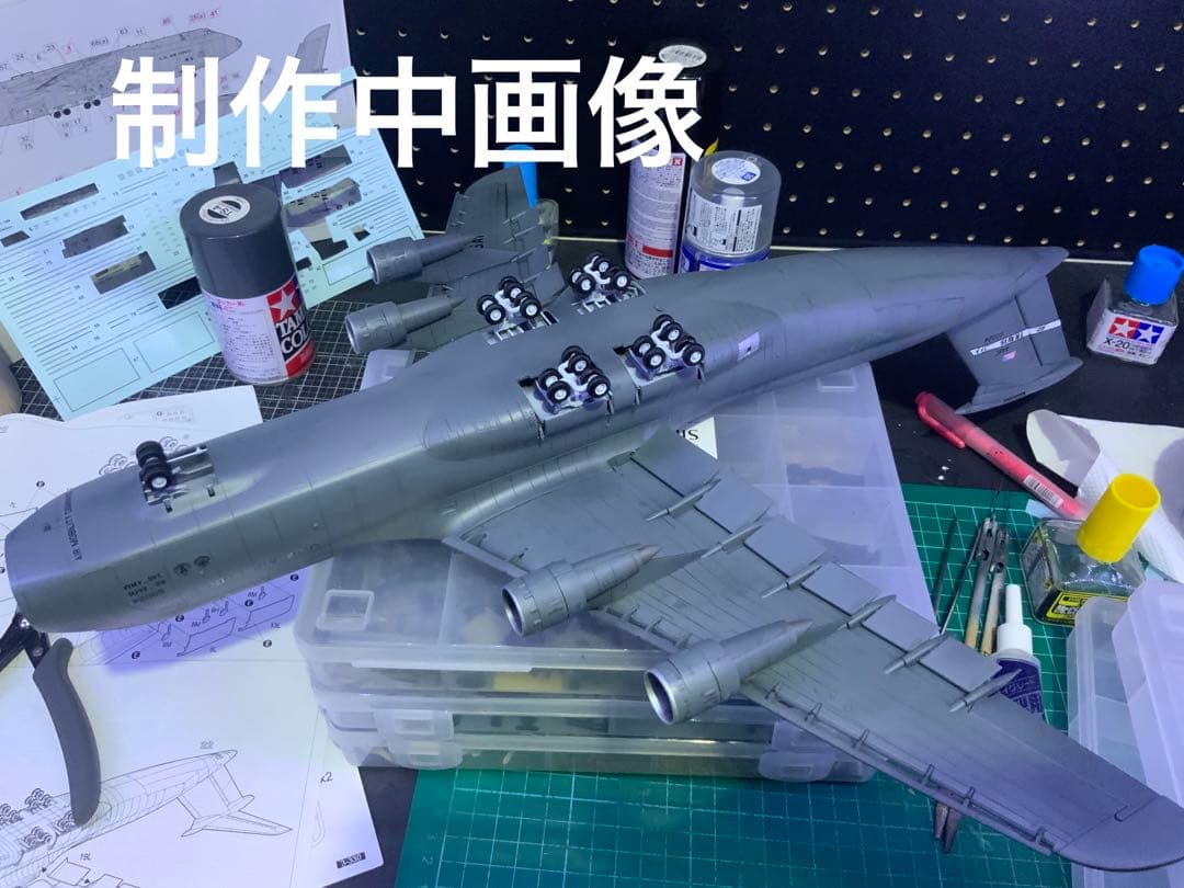 1/144スケールC5Bギャラクシー米軍大型輸送機