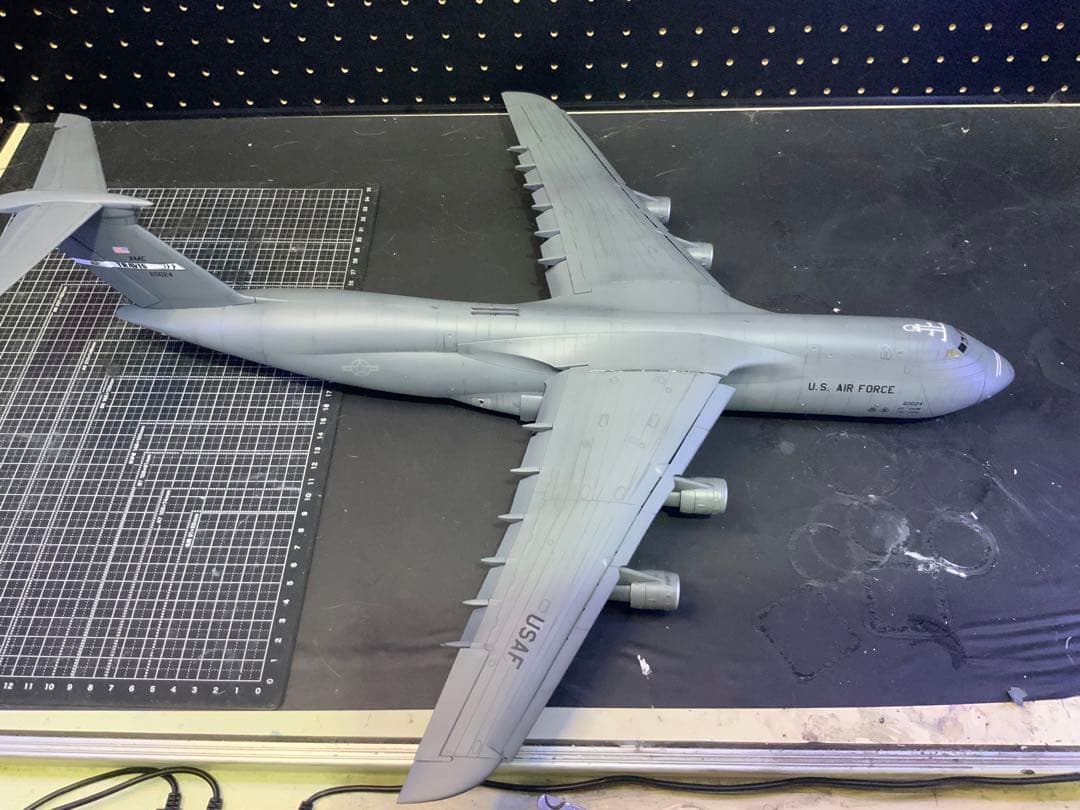 1/144スケールC5Bギャラクシー米軍大型輸送機