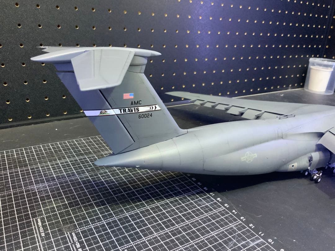 1/144スケールC5Bギャラクシー米軍大型輸送機