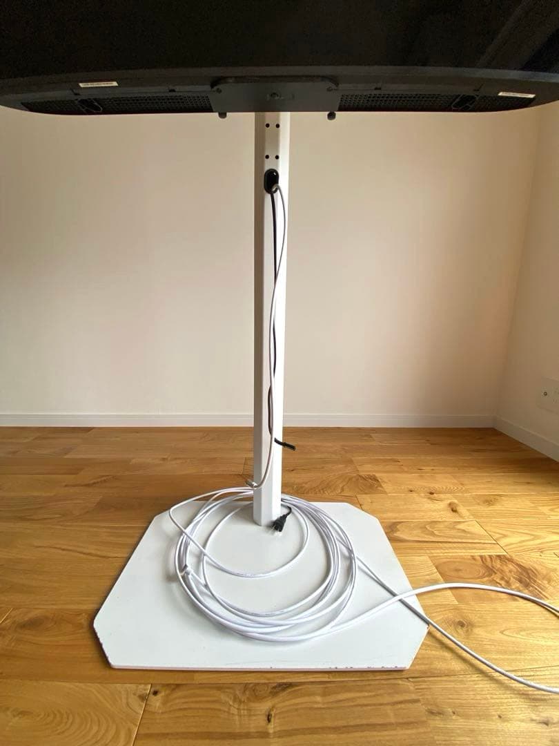 テレビスタンド OTG-H-WH 32～65V型対応 八角壁寄せ OCTA