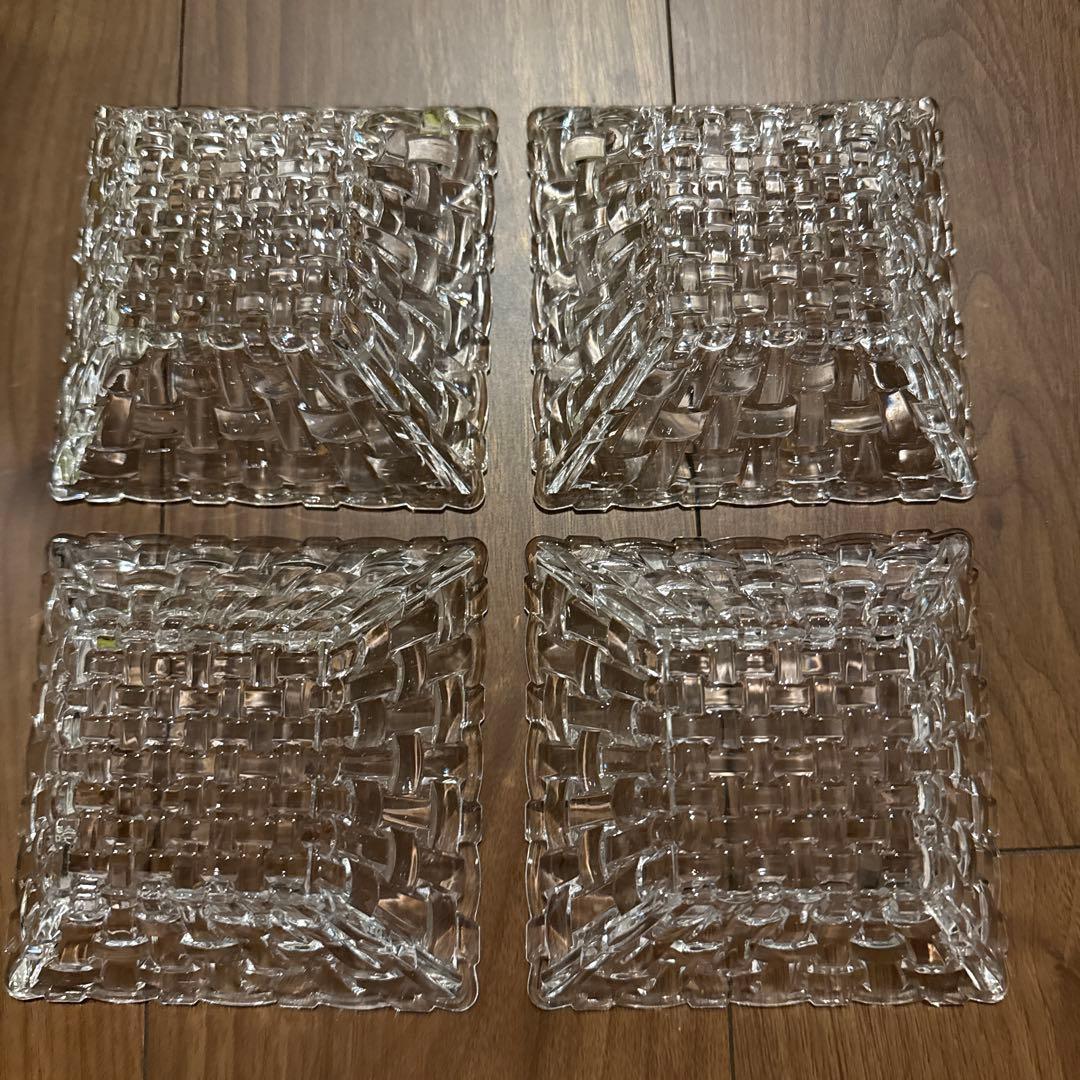 【期間限定値引き】ナハトマン<ボサノバ> スクエアボウル ペア 12cm(4個入