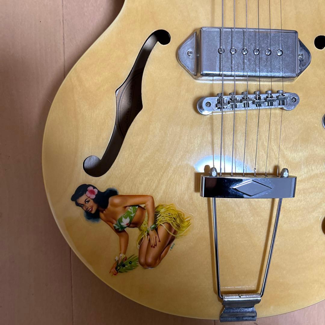 エピフォン カジノ　クーペ　フルアコ　ナチュラル　epiphone