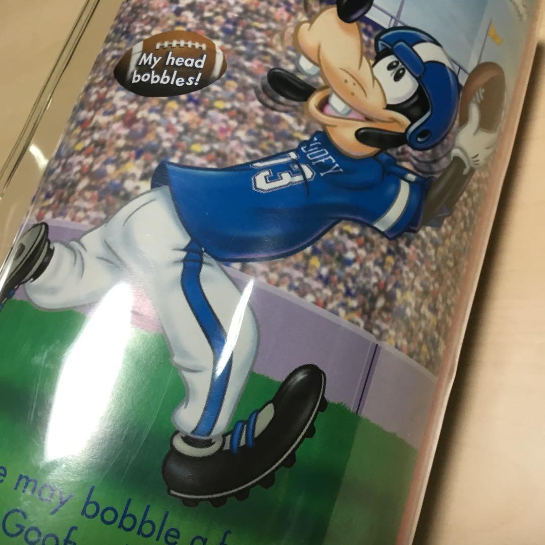 ディズニー　グーフィー　ボブルヘッドドール　フットボールフィギュア