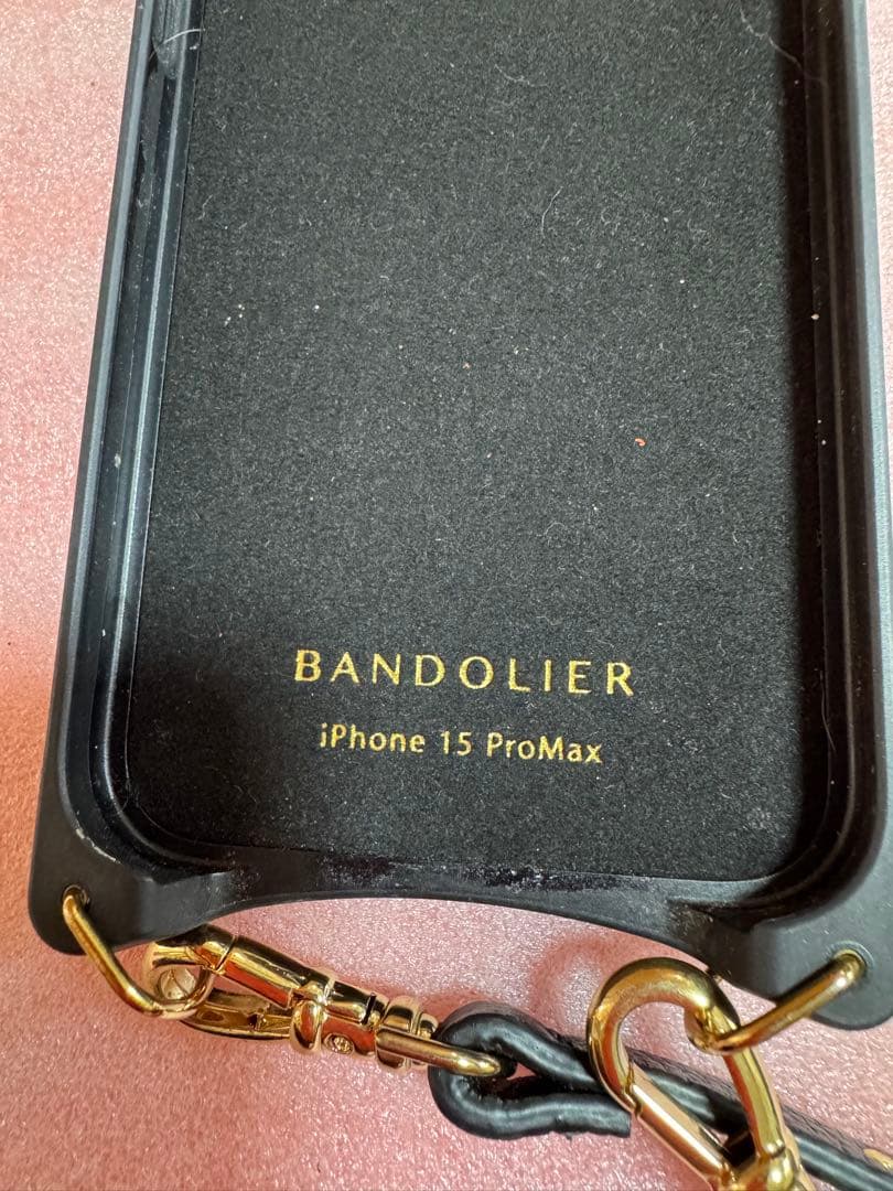 BANDOLIER iPhone 15 ProMax ケース ブラック