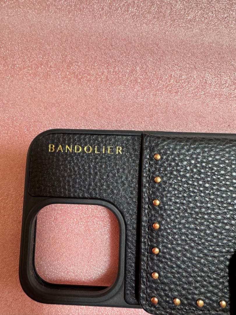 BANDOLIER iPhone 15 ProMax ケース ブラック