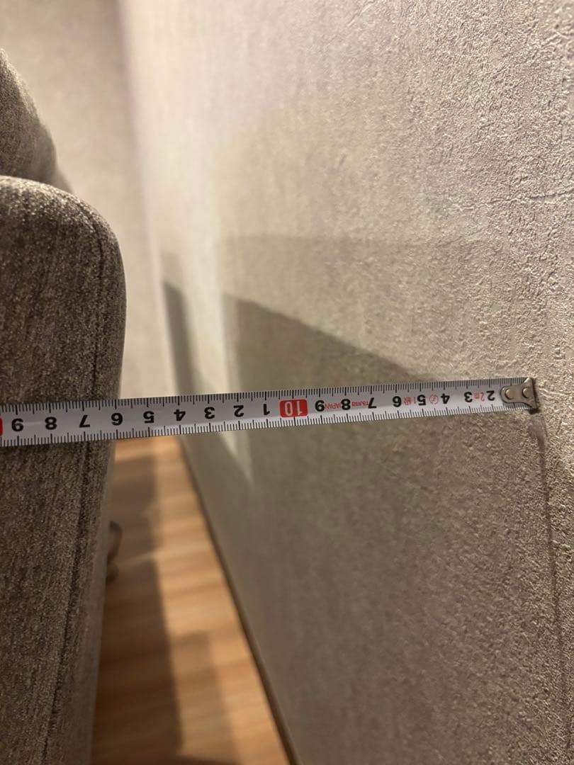 電動ソファー ３人掛け リクライニング ポケットコイル 布 テーブル付き