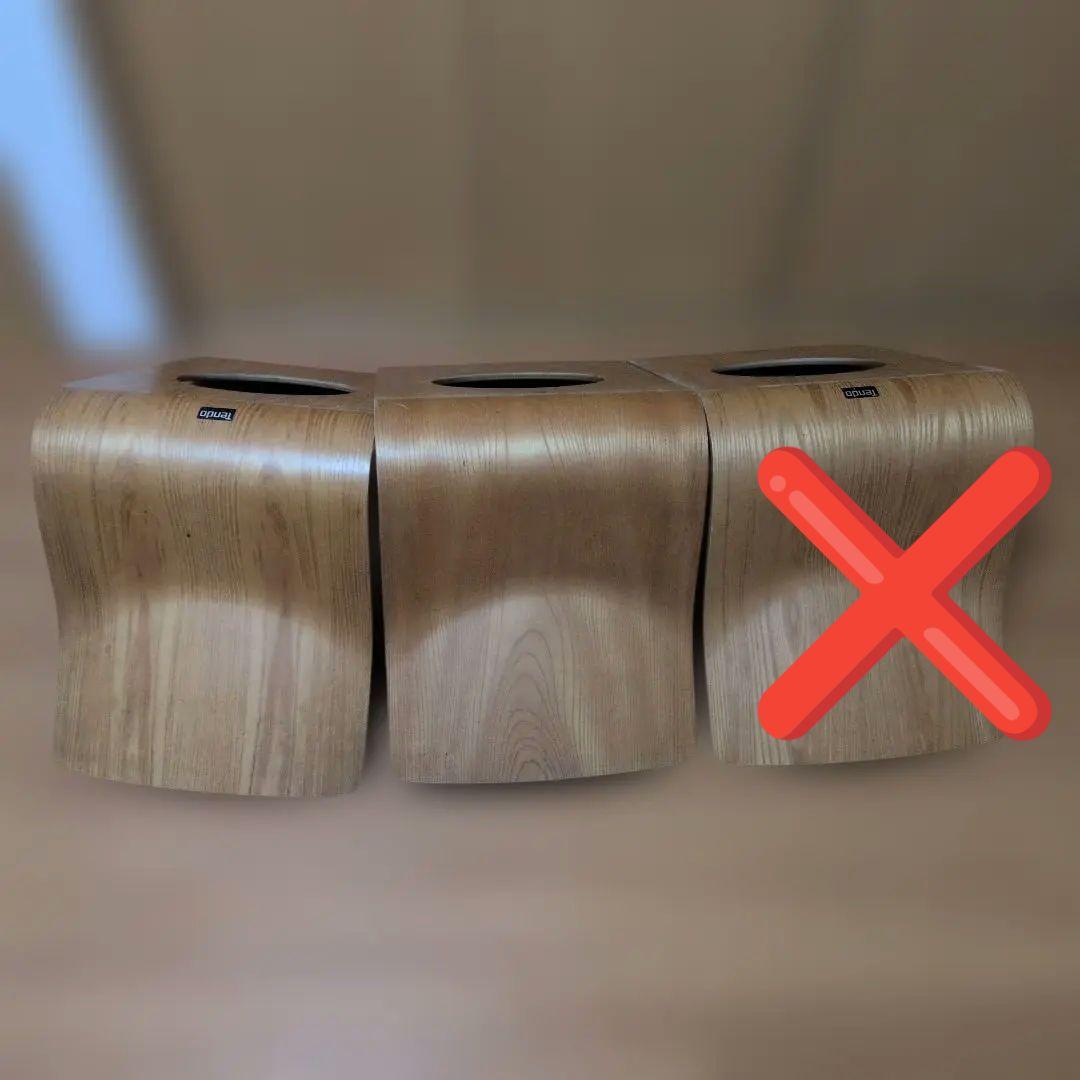 天童木工　曲げ椅子　座椅子　3脚セット②