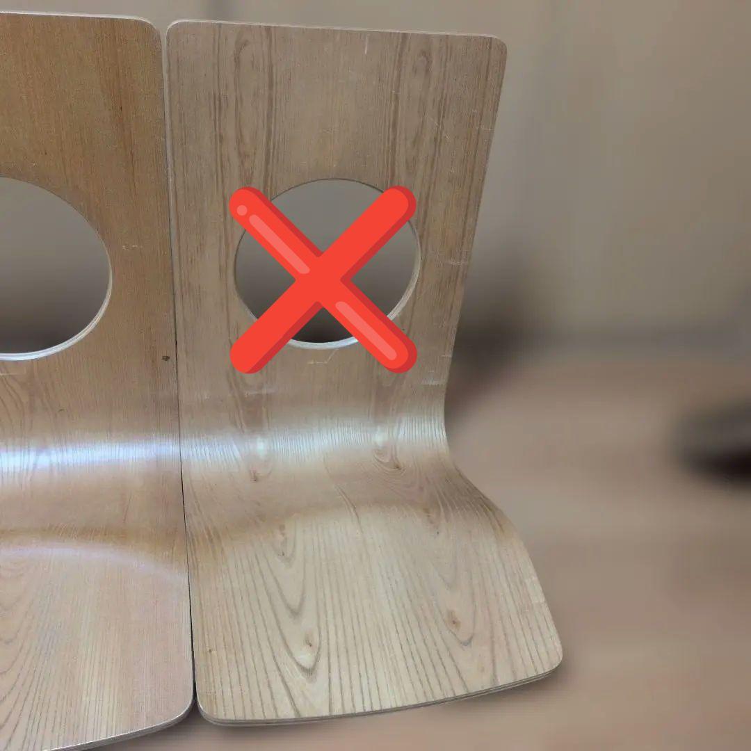 天童木工　曲げ椅子　座椅子　3脚セット②