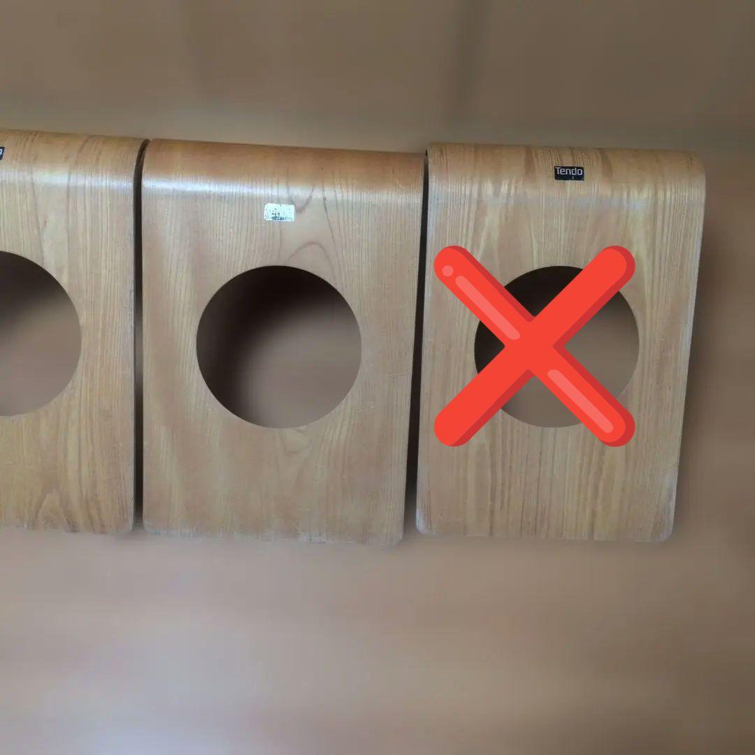 天童木工　曲げ椅子　座椅子　3脚セット②