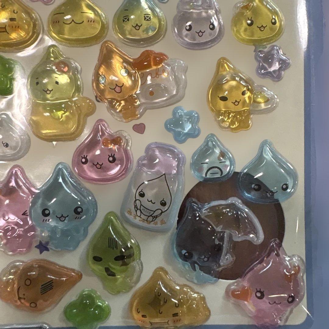 【正規品】ボンボンドロップシール しずくちゃん 6枚セット クーリア